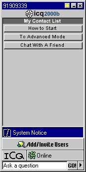 ICQ Contact List