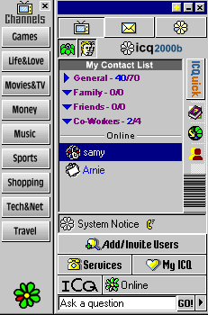 ICQ Contact List