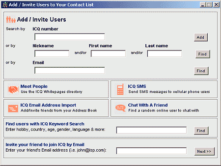 Add users to your list