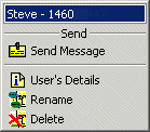 User Menu
