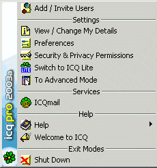 Main Menu