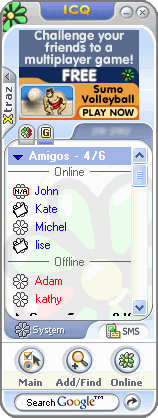ICQ Contact List